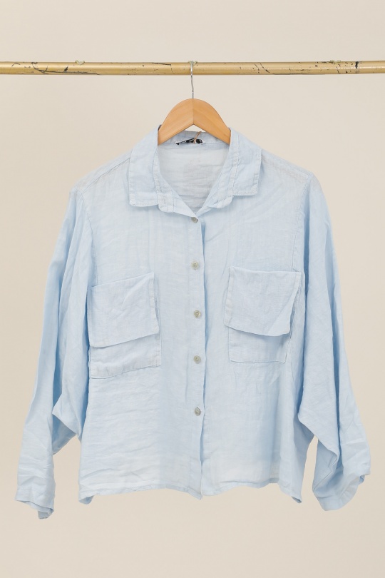 Camicie Donna Jean blue Lea & Luc 20451 Efashion Paris