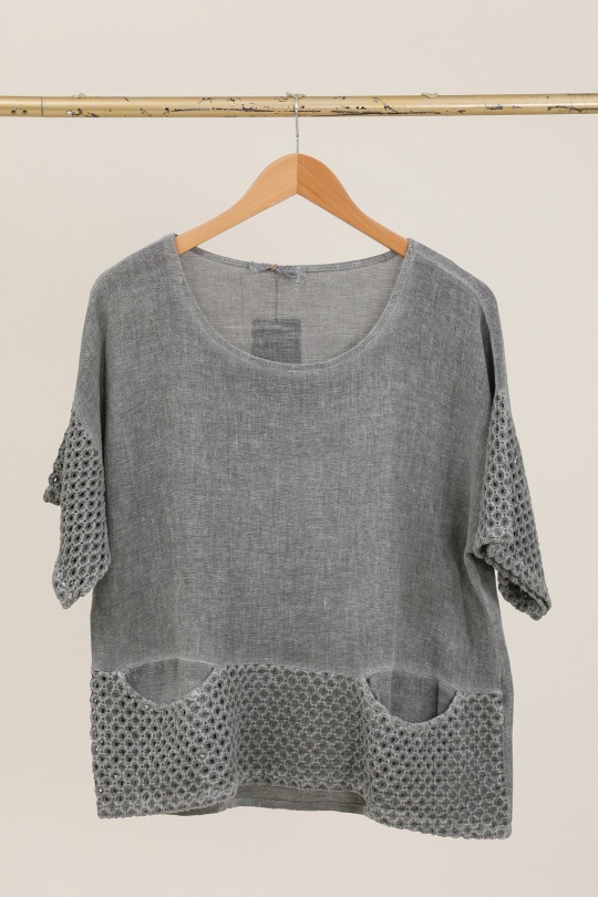 Camicette Donna Canard green Lea & Luc 10420 Efashion Paris