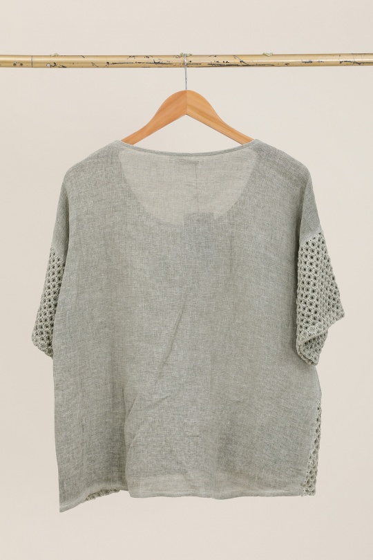 Camicette Donna Canard green Lea & Luc 10420 Efashion Paris