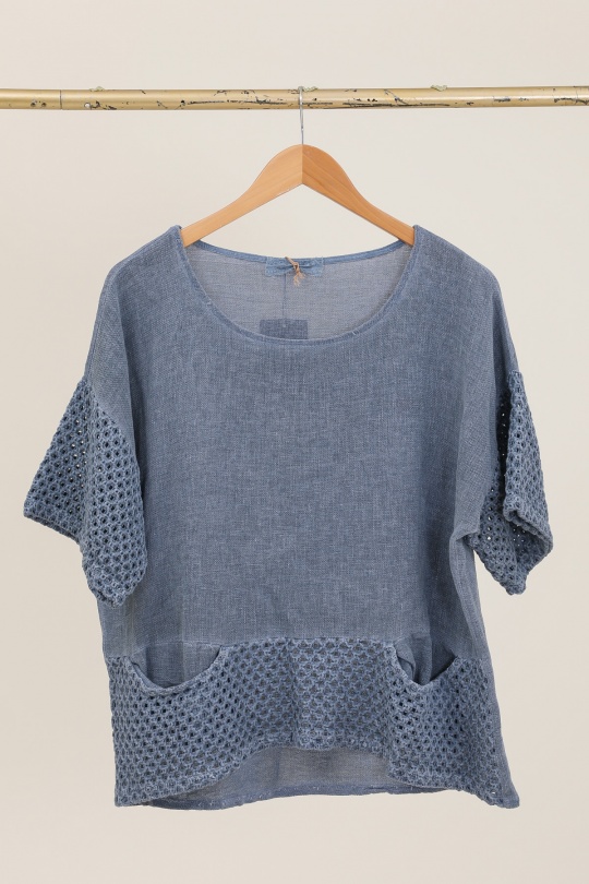 Camicette Donna Canard green Lea & Luc 10420 Efashion Paris