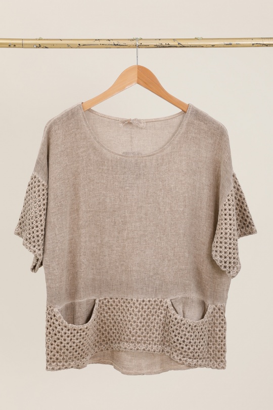 Camicette Donna Canard green Lea & Luc 10420 Efashion Paris