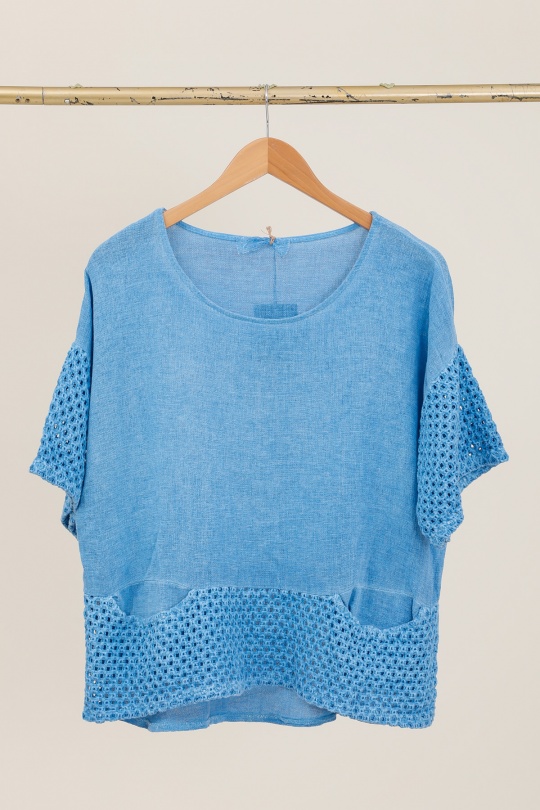 Camicette Donna Canard green Lea & Luc 10420 Efashion Paris