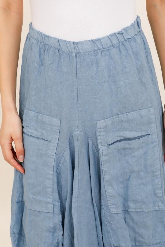 Gonne Donna Jean blue Lea & Luc 7199 Efashion Paris