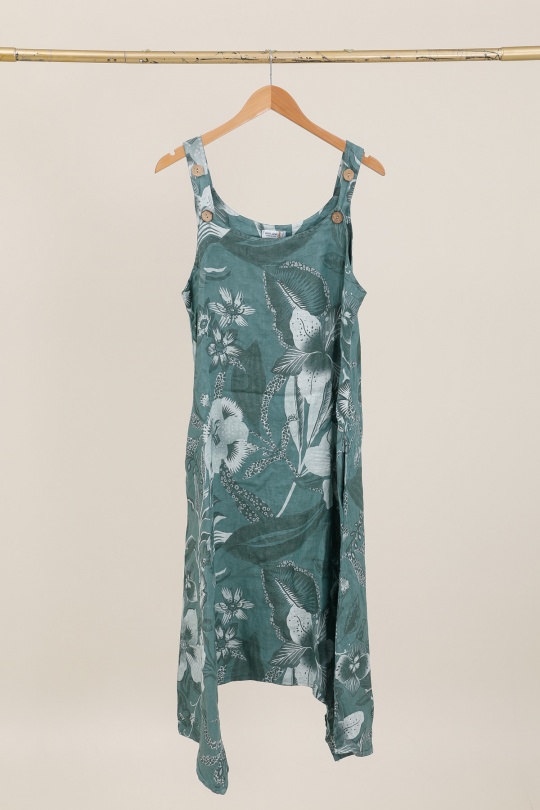 Abiti maxi Donna Green Avocado Lea & Luc 5682 Efashion Paris