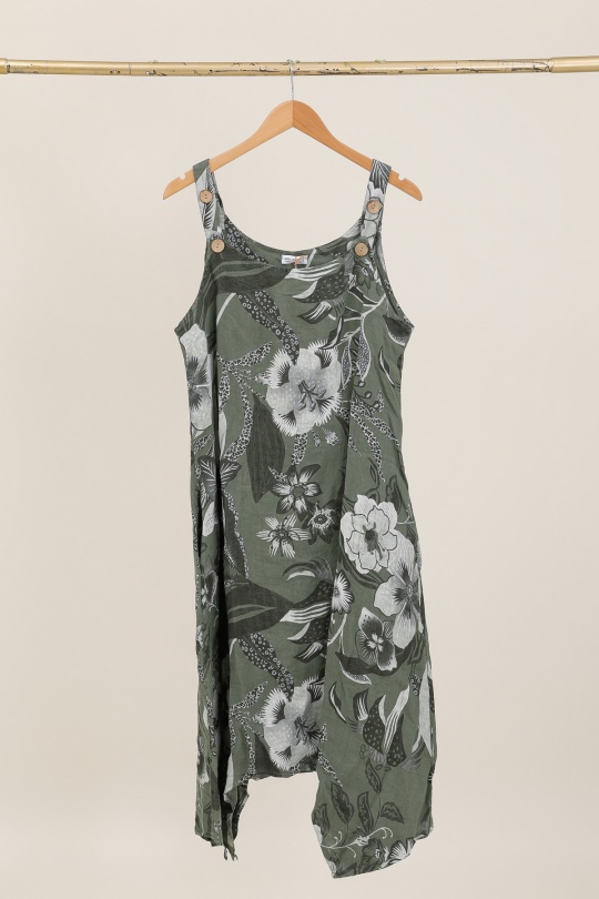 Abiti maxi Donna Green Avocado Lea & Luc 5682 Efashion Paris