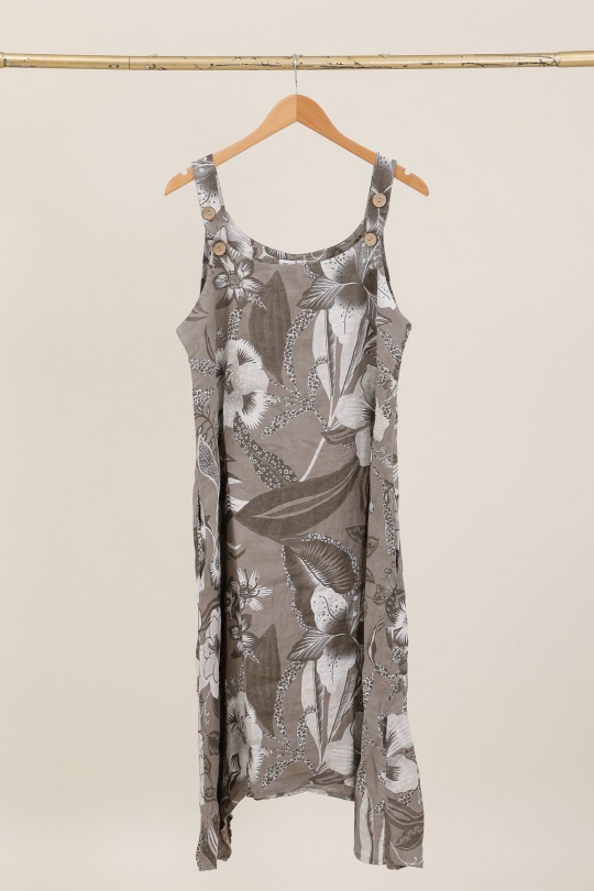 Abiti maxi Donna Green Avocado Lea & Luc 5682 Efashion Paris