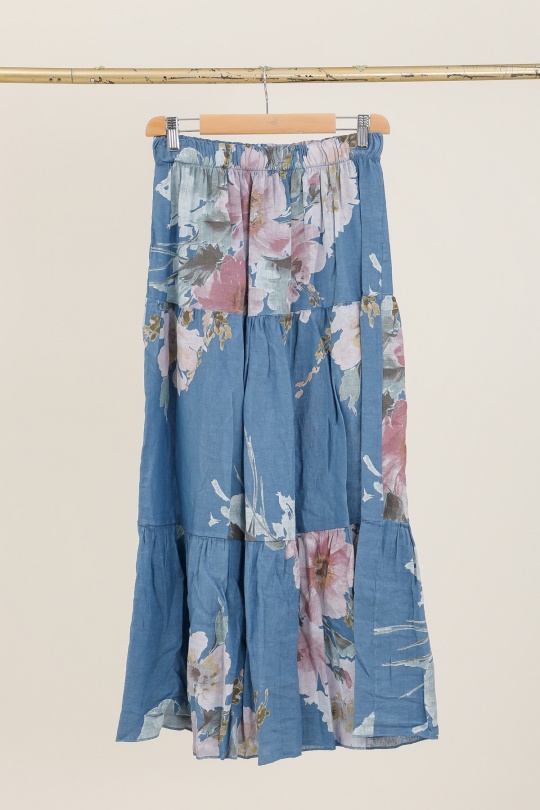 Jupes Femme Bleu ciel Lea & Luc 83481 Efashion Paris