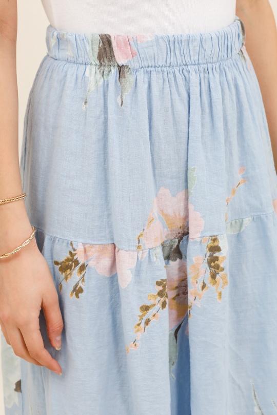 Jupes Femme Bleu ciel Lea & Luc 83481 Efashion Paris