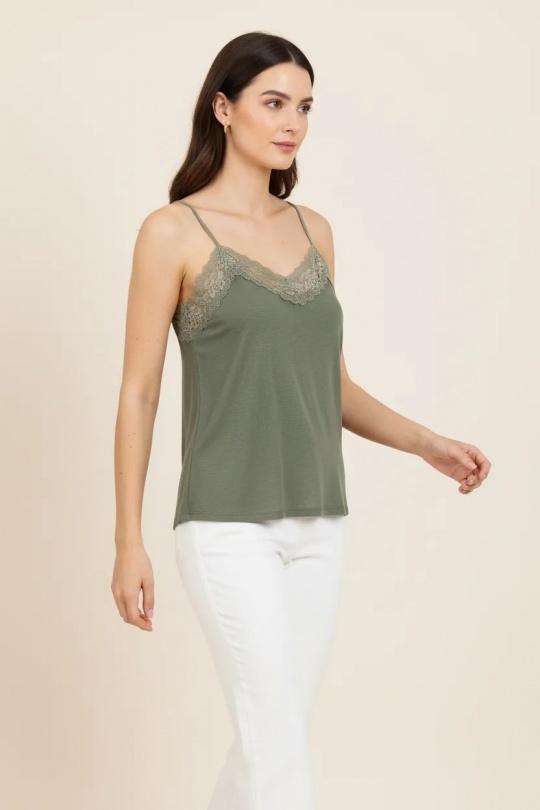 Débardeurs Femme Bleu ciel Lea & Luc 64030 Efashion Paris