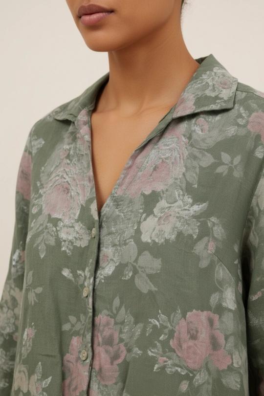 Chemises Femme Vert Avocat Lea & Luc 2202/1 Efashion Paris