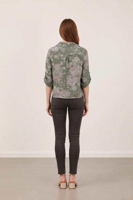 Chemises Femme Vert Avocat Lea & Luc 2202/1 Efashion Paris