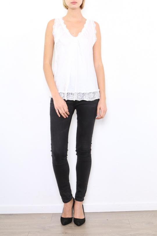 Tops Femme Bleu ciel Lea & Luc 6173N Efashion Paris