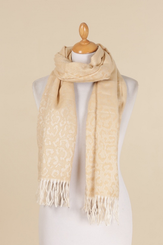 Scarves Accessories Beige H&L MODE ZY-03 Efashion Paris