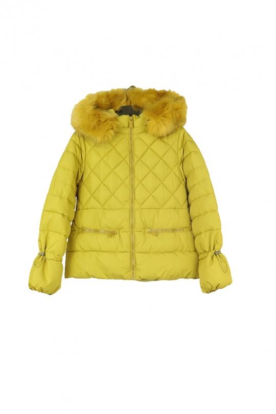 Doudounes Femme Jaune Attrait Paris AT8259 Efashion Paris