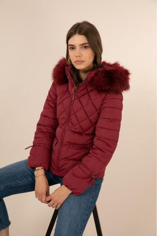 Doudounes Femme Jaune Attrait Paris AT8259 Efashion Paris