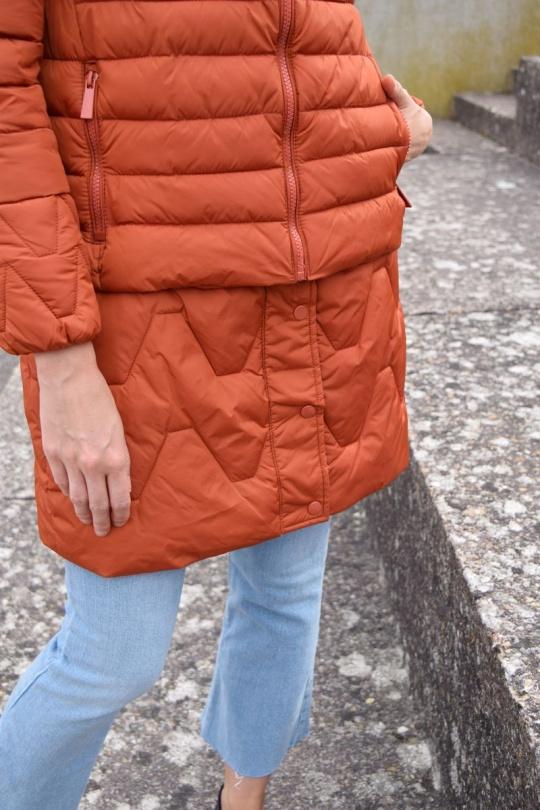 Doudounes Femme Rose Attrait Paris AT8268 Efashion Paris