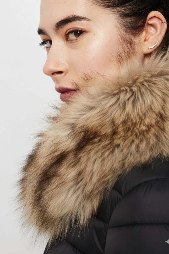 Doudounes Femme Bleu marine Attrait Paris AT8258A Efashion Paris