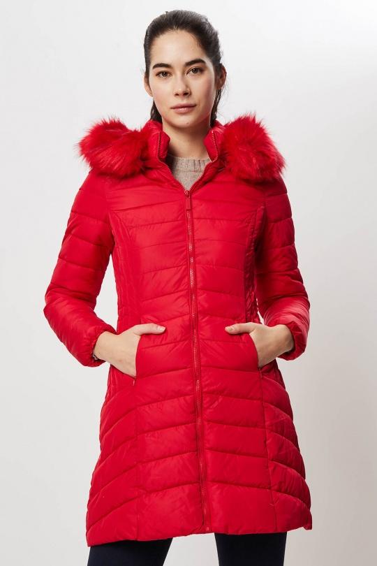 Doudounes Femme Bleu marine Attrait Paris AT8258A Efashion Paris