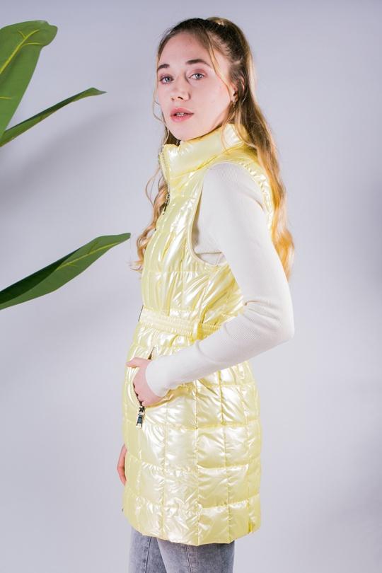 Doudounes Femme Jaune Attrait Paris AT8323B Efashion Paris