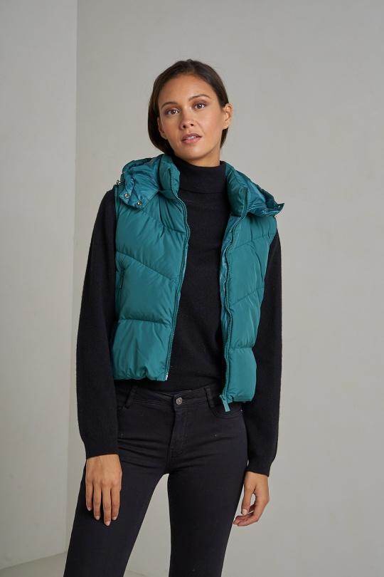 Doudounes Femme Vert Attrait Paris AT8329 Efashion Paris