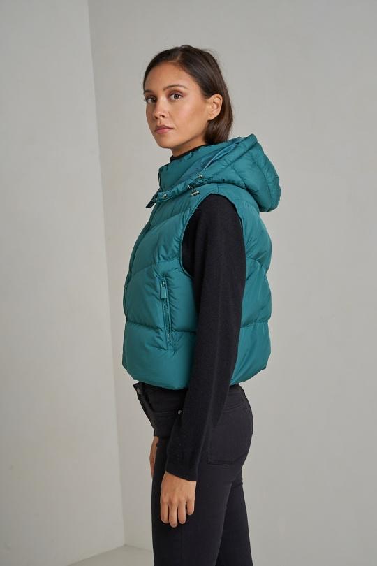 Doudounes Femme Vert Attrait Paris AT8329 Efashion Paris