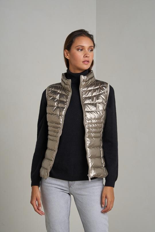 Doudounes Femme Argent Attrait Paris AT342B Efashion Paris