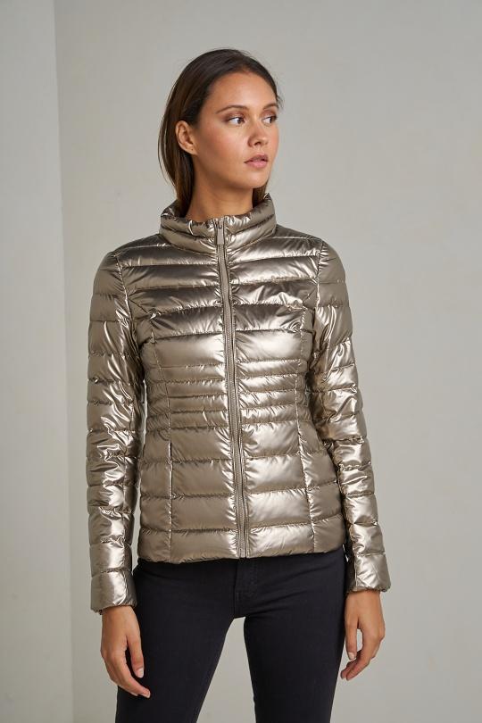 Doudounes Femme Chocolat Attrait Paris AT8089B Efashion Paris