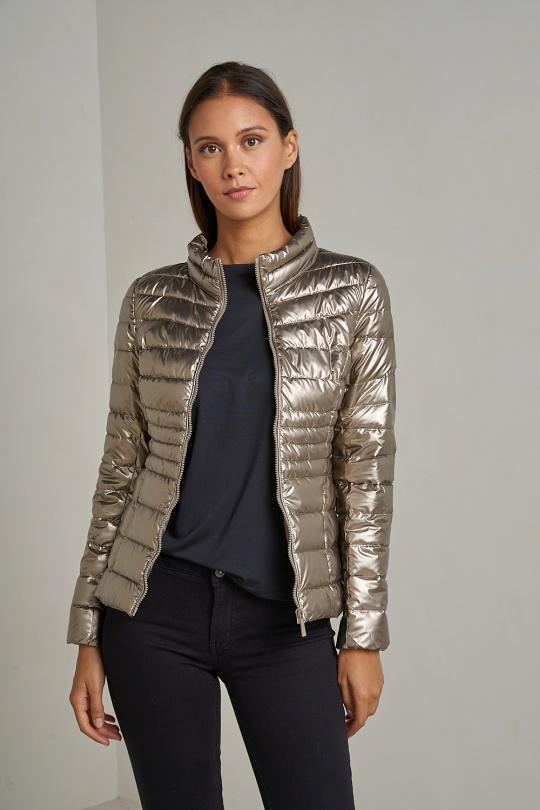 Doudounes Femme Chocolat Attrait Paris AT8089B Efashion Paris