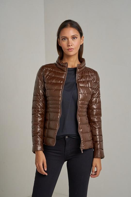 Doudounes Femme Chocolat Attrait Paris AT8089B Efashion Paris