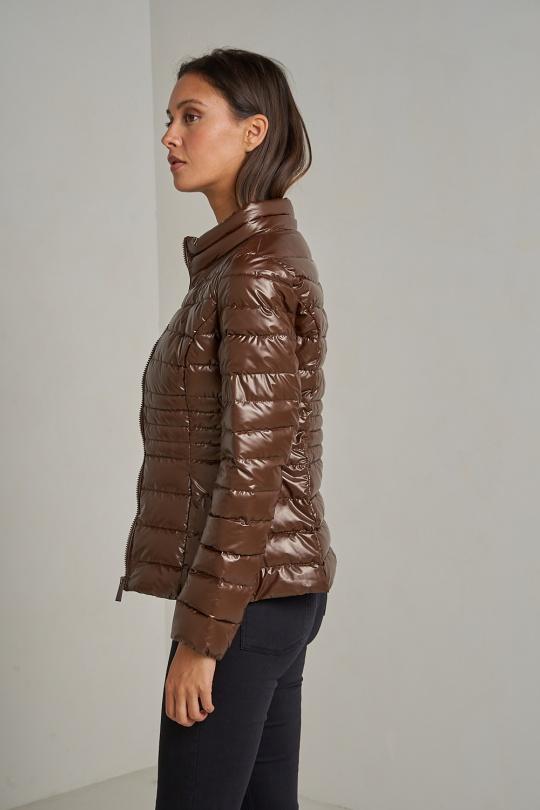 Doudounes Femme Chocolat Attrait Paris AT8089B Efashion Paris