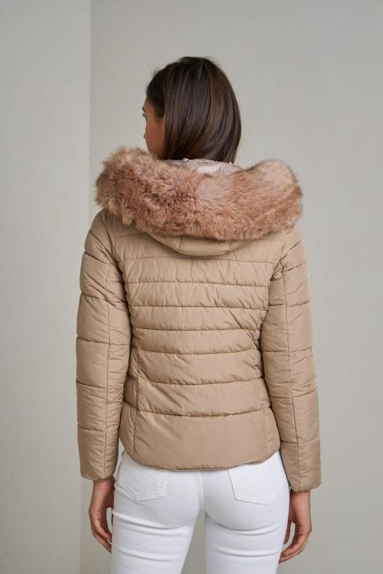 Doudounes Femme Beige Attrait Paris AT8232. Efashion Paris