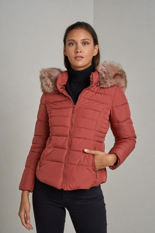 Doudounes Femme Brique Attrait Paris AT8232. Efashion Paris