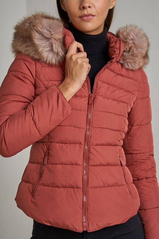 Doudounes Femme Beige Attrait Paris AT8232. Efashion Paris