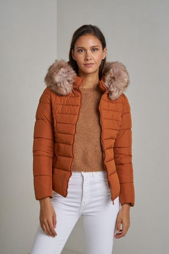 Doudounes Femme Beige Attrait Paris AT8232. Efashion Paris