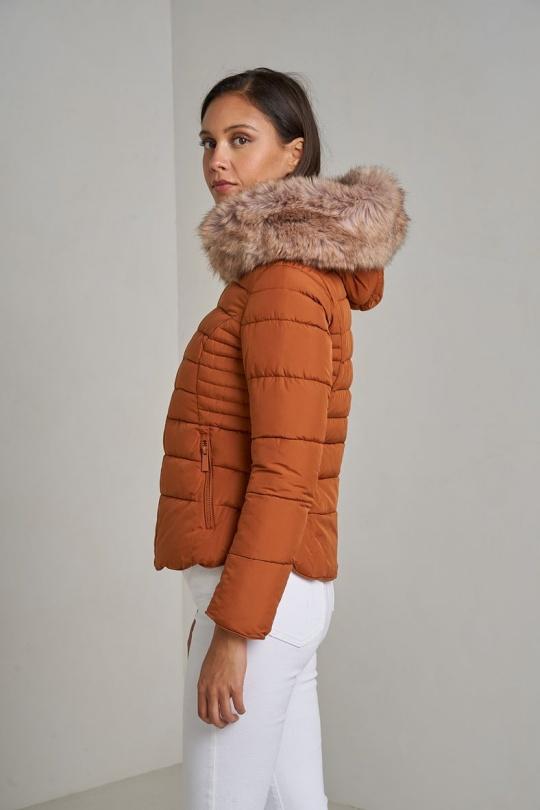 Doudounes Femme Beige Attrait Paris AT8232. Efashion Paris