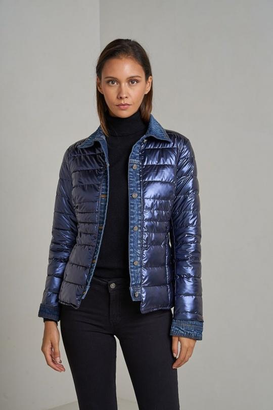 Doudounes Femme Noir Attrait Paris AT8288B Efashion Paris