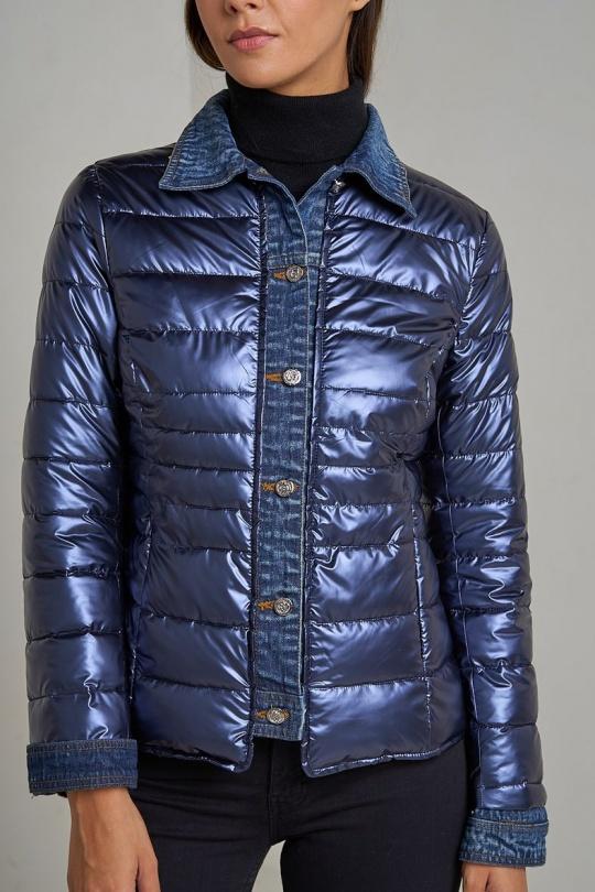 Doudounes Femme Noir Attrait Paris AT8288B Efashion Paris