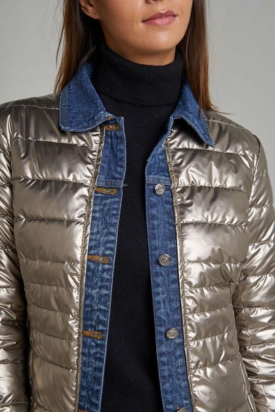 Doudounes Femme Noir Attrait Paris AT8288B Efashion Paris