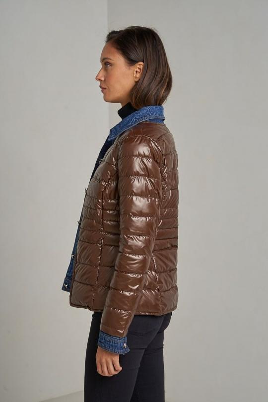 Doudounes Femme Noir Attrait Paris AT8288B Efashion Paris