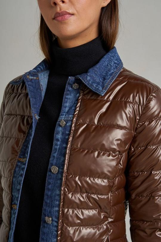 Doudounes Femme Noir Attrait Paris AT8288B Efashion Paris