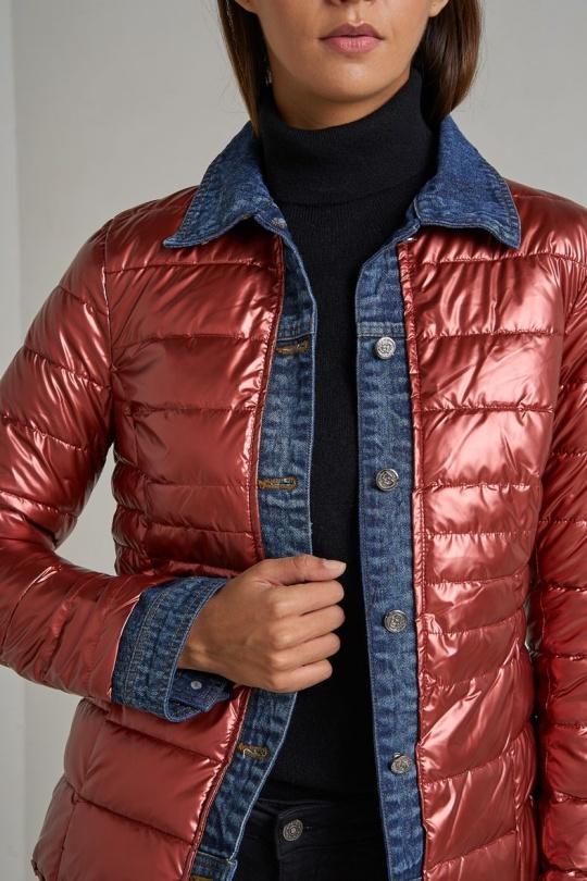 Doudounes Femme Noir Attrait Paris AT8288B Efashion Paris