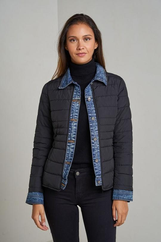 Doudounes Femme Jaune clair Attrait Paris AT8288 Efashion Paris