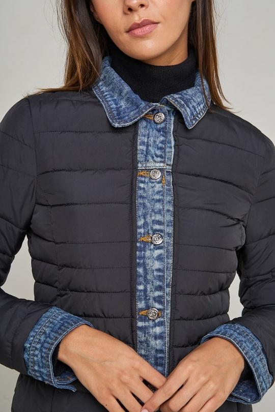 Doudounes Femme Jaune clair Attrait Paris AT8288 Efashion Paris