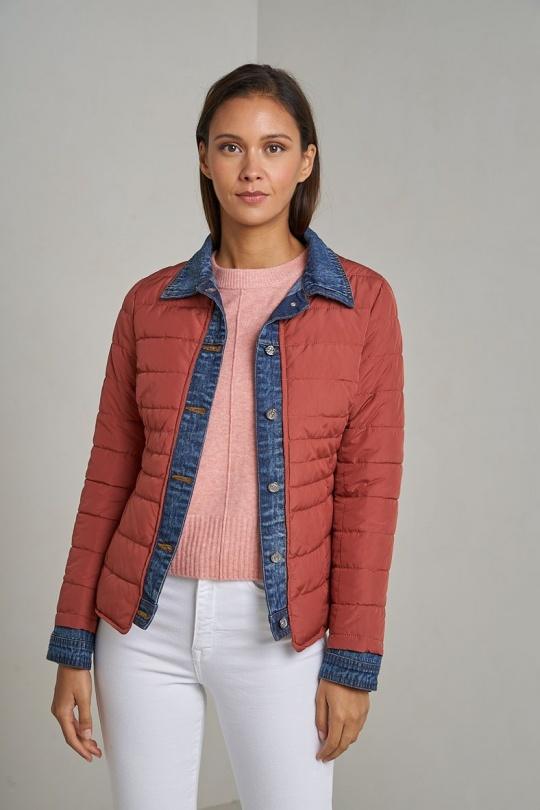 Doudounes Femme Jaune clair Attrait Paris AT8288 Efashion Paris