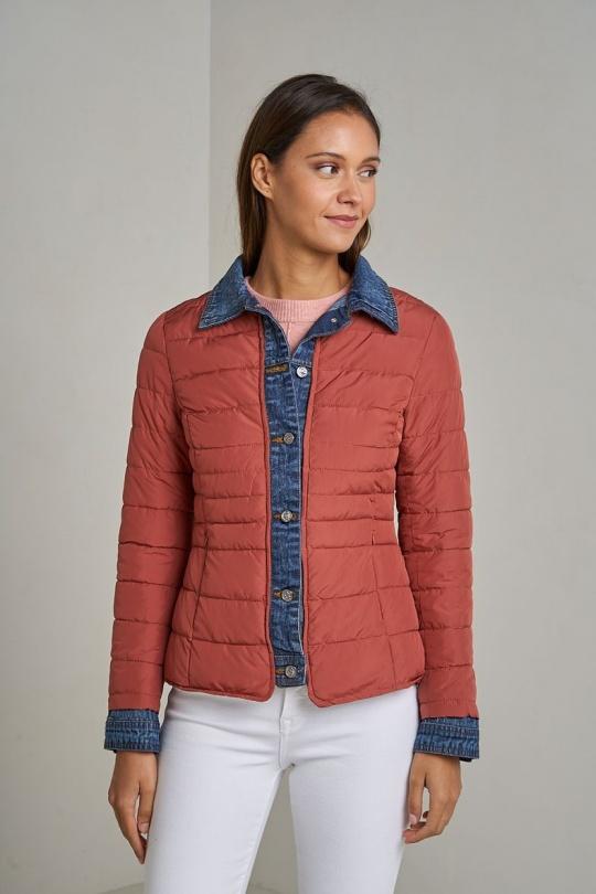 Doudounes Femme Jaune clair Attrait Paris AT8288 Efashion Paris