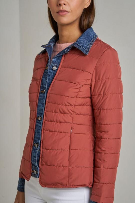 Doudounes Femme Jaune clair Attrait Paris AT8288 Efashion Paris