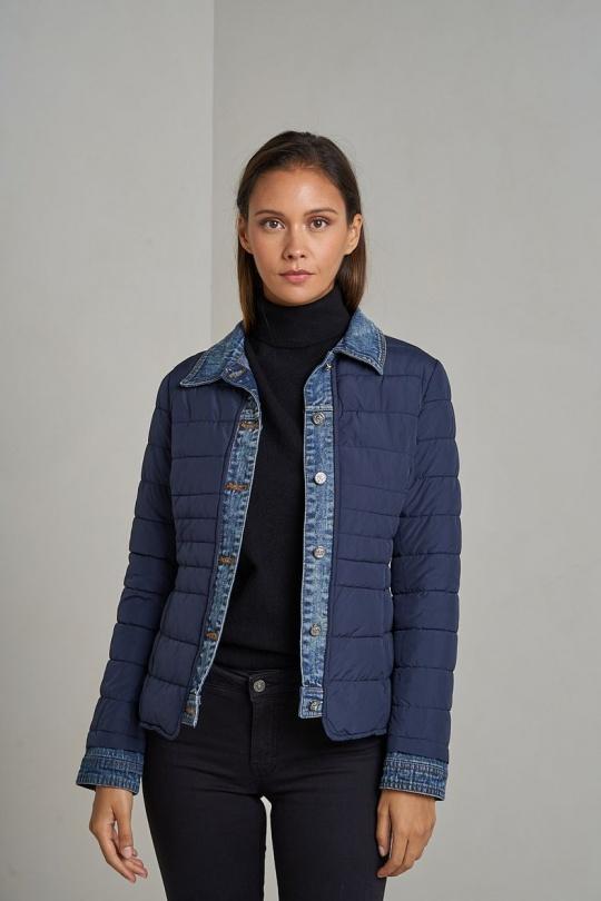 Doudounes Femme Jaune clair Attrait Paris AT8288 Efashion Paris