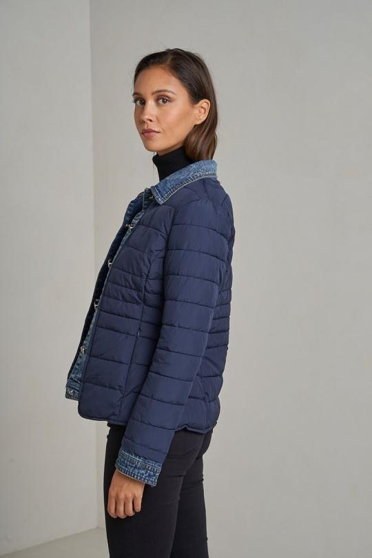 Doudounes Femme Jaune clair Attrait Paris AT8288 Efashion Paris