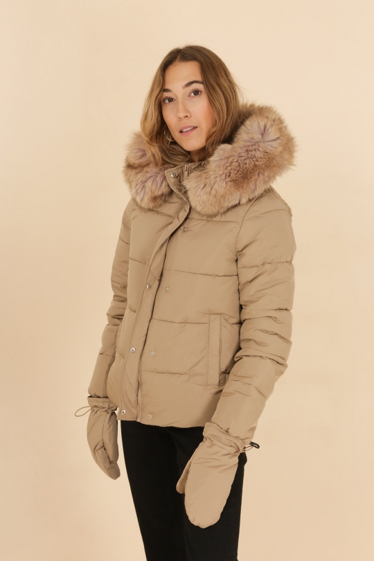 Doudounes Femme Camel Attrait Paris AT8336 Efashion Paris