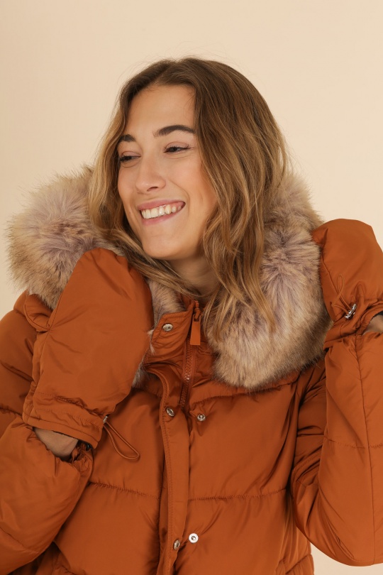 Doudounes Femme Camel Attrait Paris AT8336 Efashion Paris